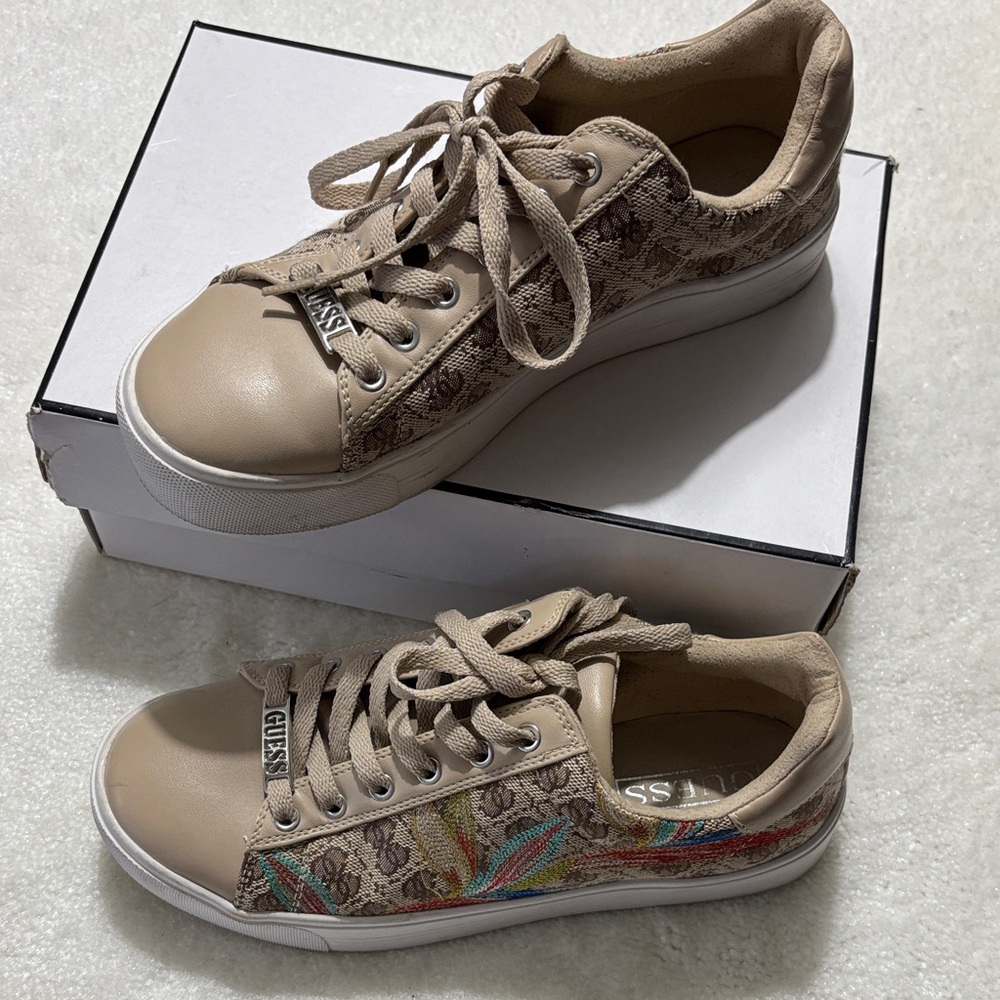 Guess Women's Embroidered Sneakers